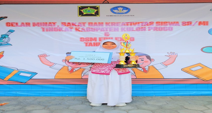 Nidya Berhasil Meraih Juara 2 dalam OSN Matematika Tingkat Kabupaten Kulon Progo.
