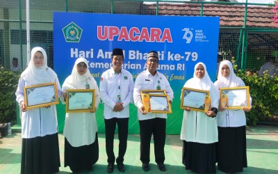 MIN 1 Kulon Progo Raih Penghargaan Terbaik Publikasi Terproduktif Kankemenag Kulon Progo 2024